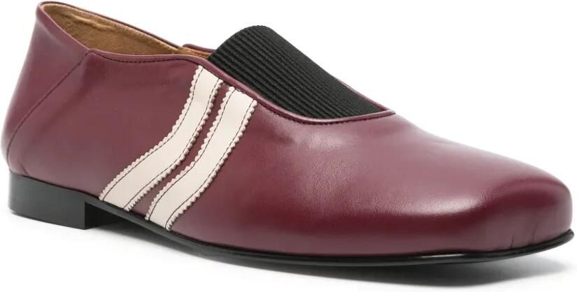 EGONlab. Loafers met gestreept detail Rood - Foto 2