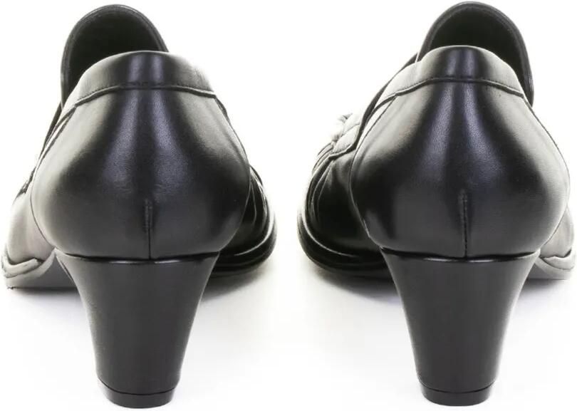 Elena Iachi 50 mm leren pumps met hak Zwart - Foto 2