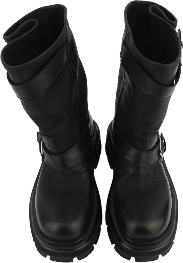 Elena Iachi Biker boots met gespbandje Zwart - Foto 5