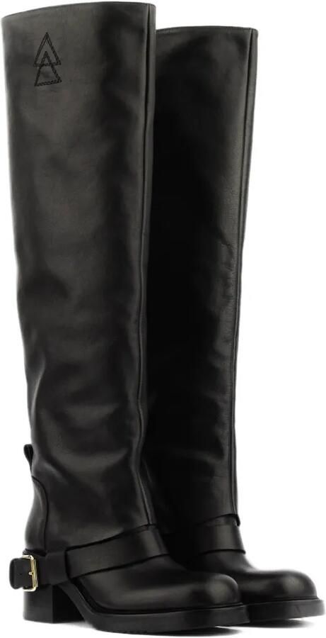 Elena Iachi buckle-detail leather boots Zwart - Foto 3