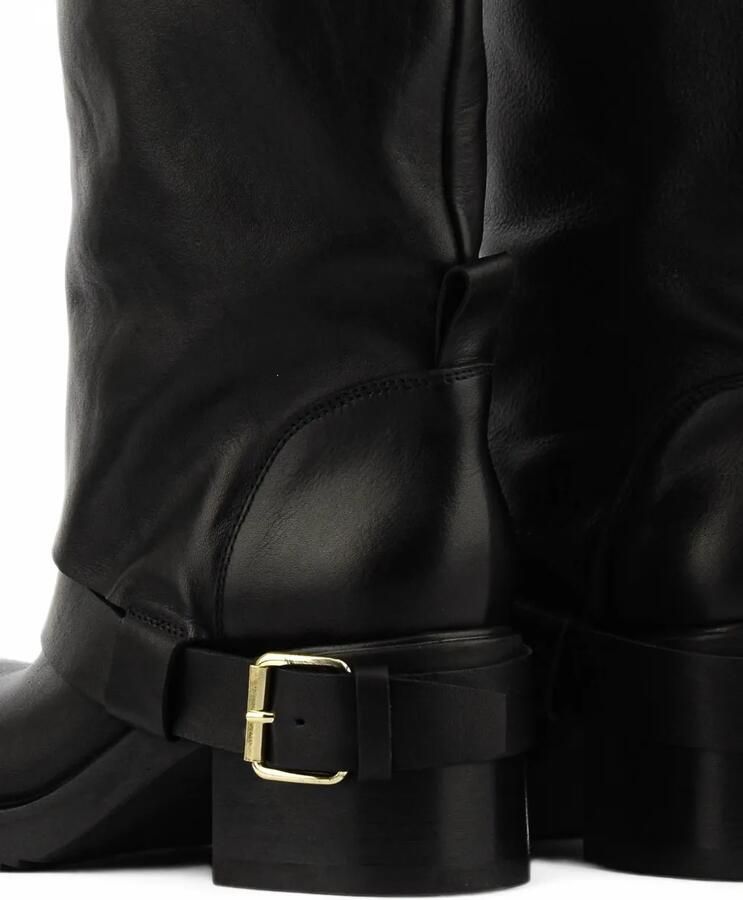 Elena Iachi buckle-detail leather boots Zwart - Foto 2