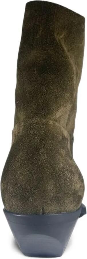 Elena Iachi Shilla suede ankle boots Groen - Foto 4