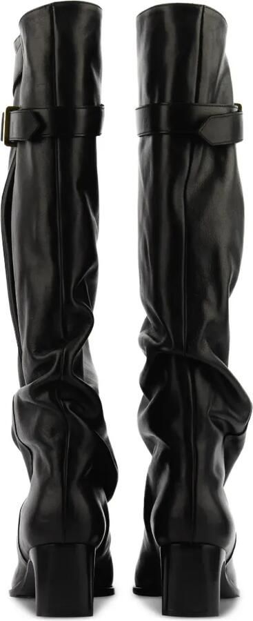 Elena Iachi slouchy buckled boots Zwart - Foto 5