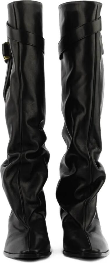 Elena Iachi slouchy buckled boots Zwart - Foto 4