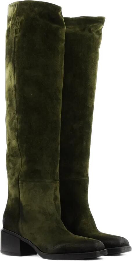 Elena Iachi square-toe long boots Groen - Foto 3