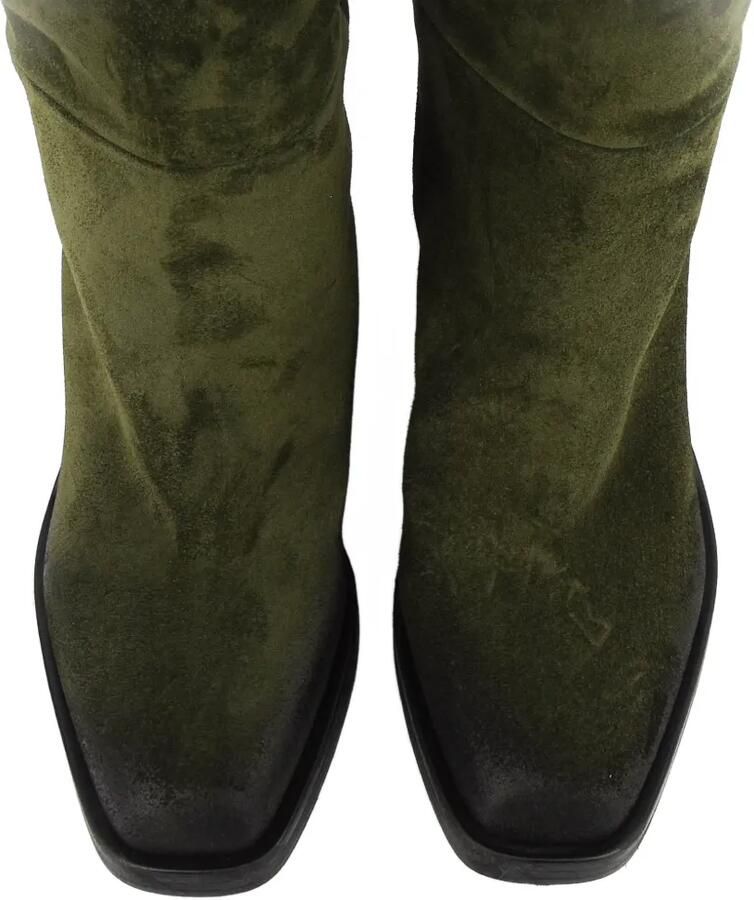 Elena Iachi square-toe long boots Groen - Foto 2