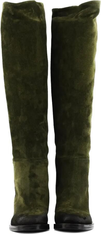 Elena Iachi square-toe long boots Groen - Foto 4