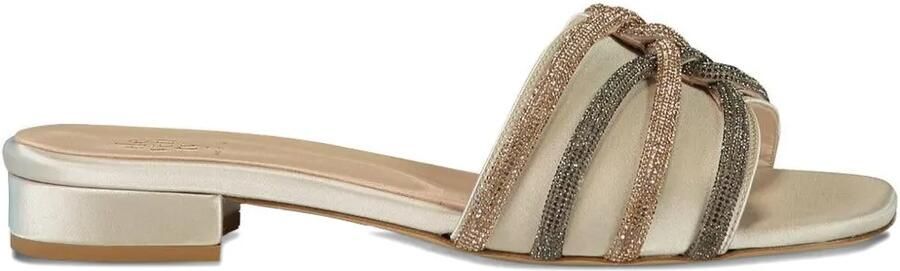 Eleventy Crystal sandals Beige