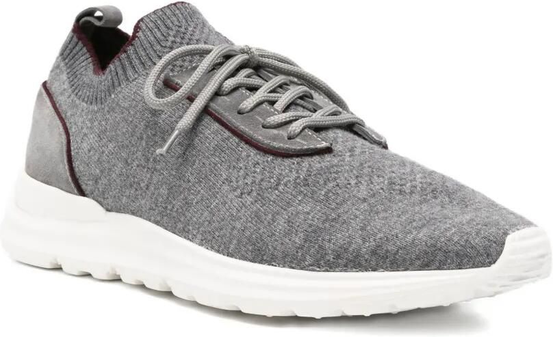 Eleventy Gebreide sneakers met vlakken Grijs - Foto 2