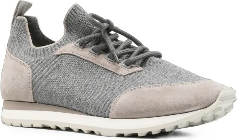 Eleventy Gebreide sneakers met vlakken Grijs - Foto 2