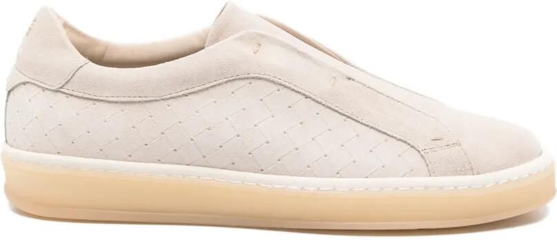 Eleventy Gewatteerde sneakers Beige