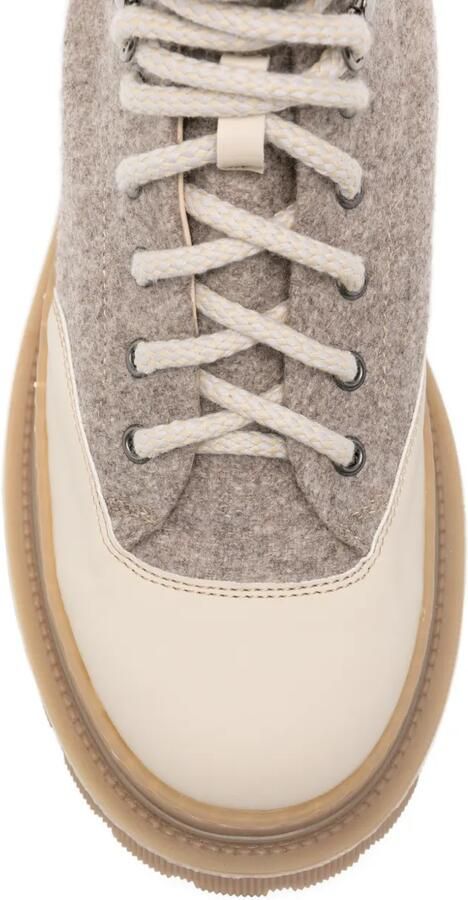 Eleventy Laarzen met chunky zool en vlakken Beige - Foto 4