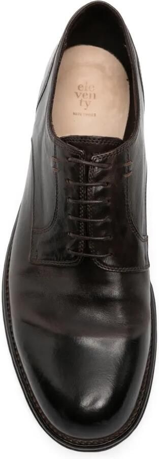 Eleventy Leren Derby veterschoenen Bruin - Foto 4