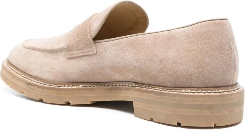 Eleventy Leren loafers Beige - Foto 3