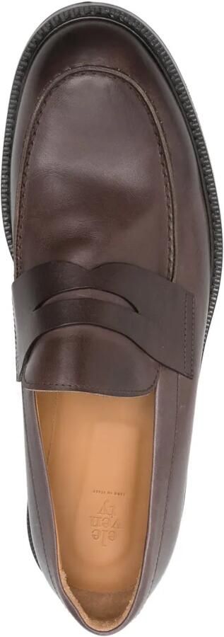 Eleventy Leren loafers Bruin - Foto 4