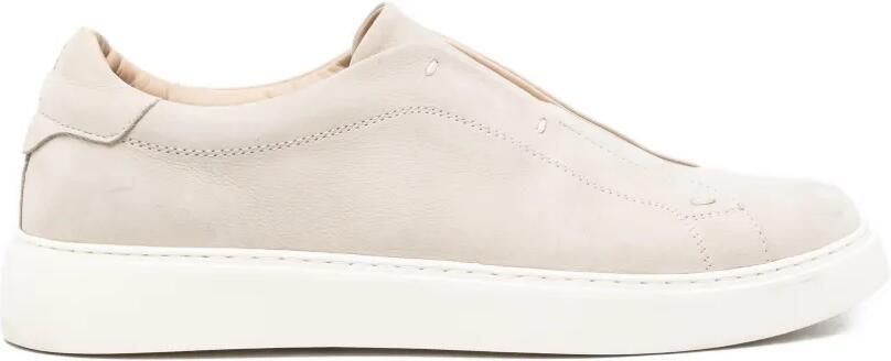 Eleventy Leren sneakers Beige