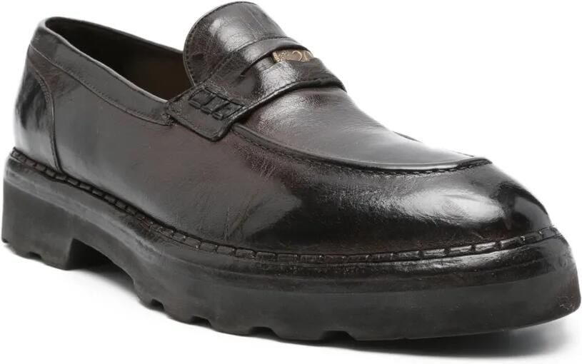 Eleventy Loafers met ingebouwde munt Bruin - Foto 2