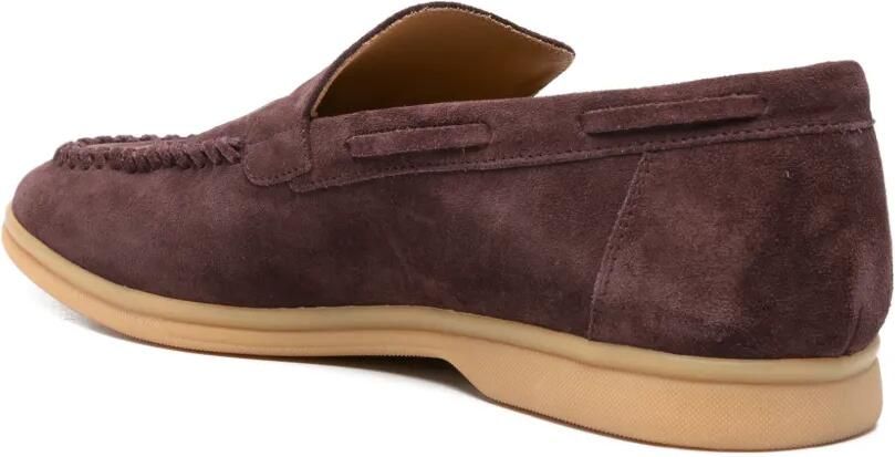 Eleventy Loafers met ronde neus Rood - Foto 2