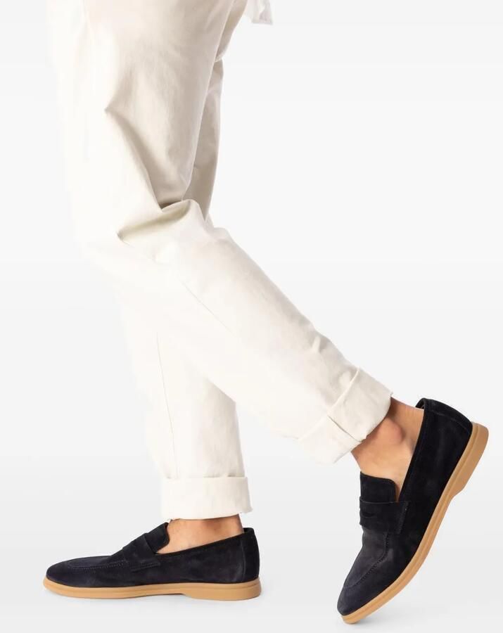 Eleventy penny suede loafers Blauw - Foto 3