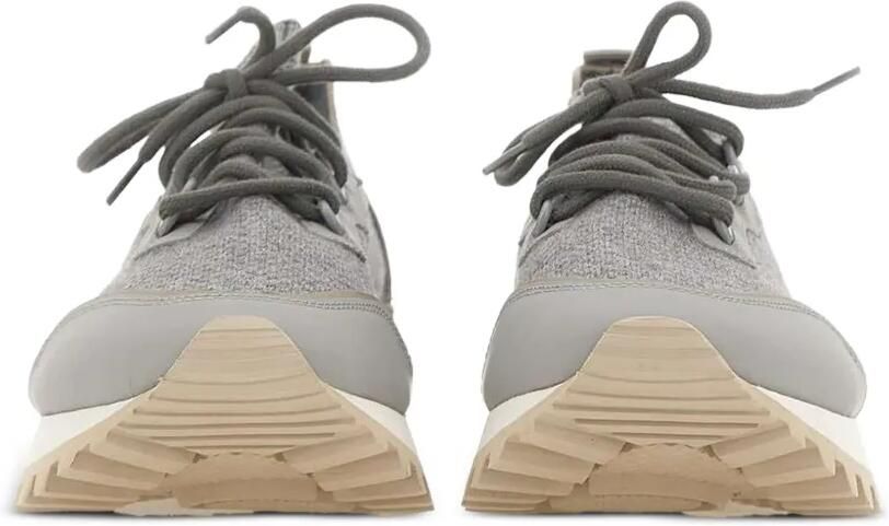 Eleventy Sneakers met gebreide vlakken Grijs - Foto 4