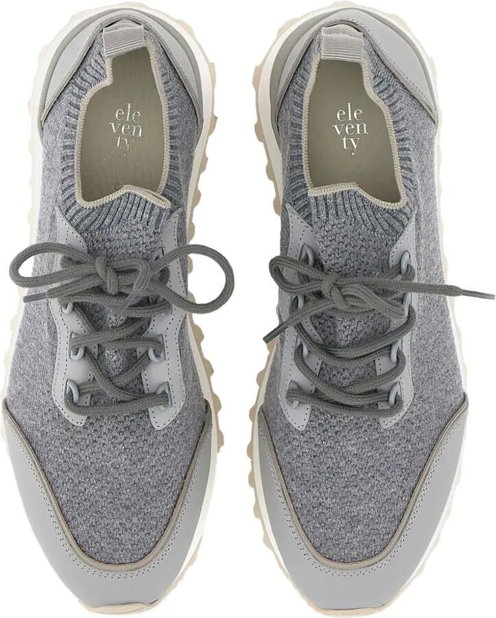 Eleventy Sneakers met gebreide vlakken Grijs - Foto 2