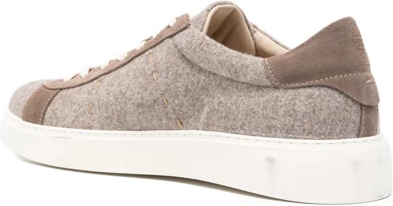 Eleventy Sneakers met suède afwerking en vlakken Beige - Foto 2