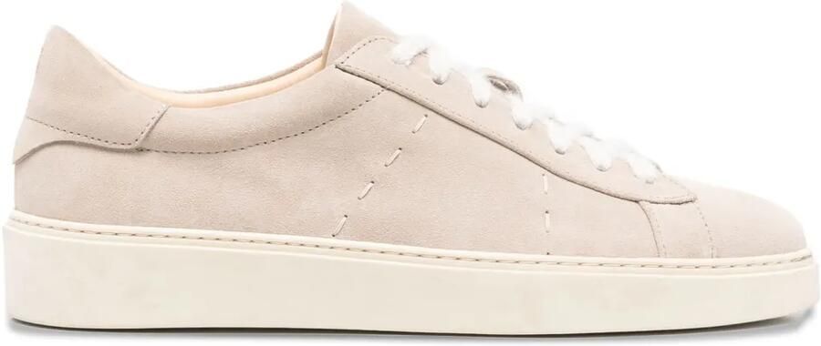 Eleventy Suède leren sneakers Beige