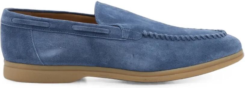 Eleventy Suède loafers Blauw