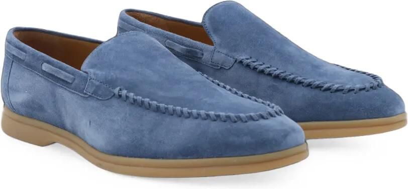 Eleventy Suède loafers Blauw - Foto 4
