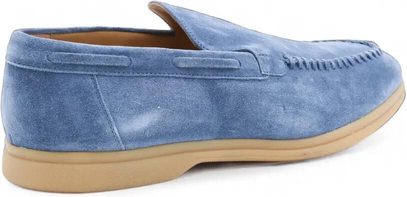 Eleventy Suède loafers Blauw - Foto 3