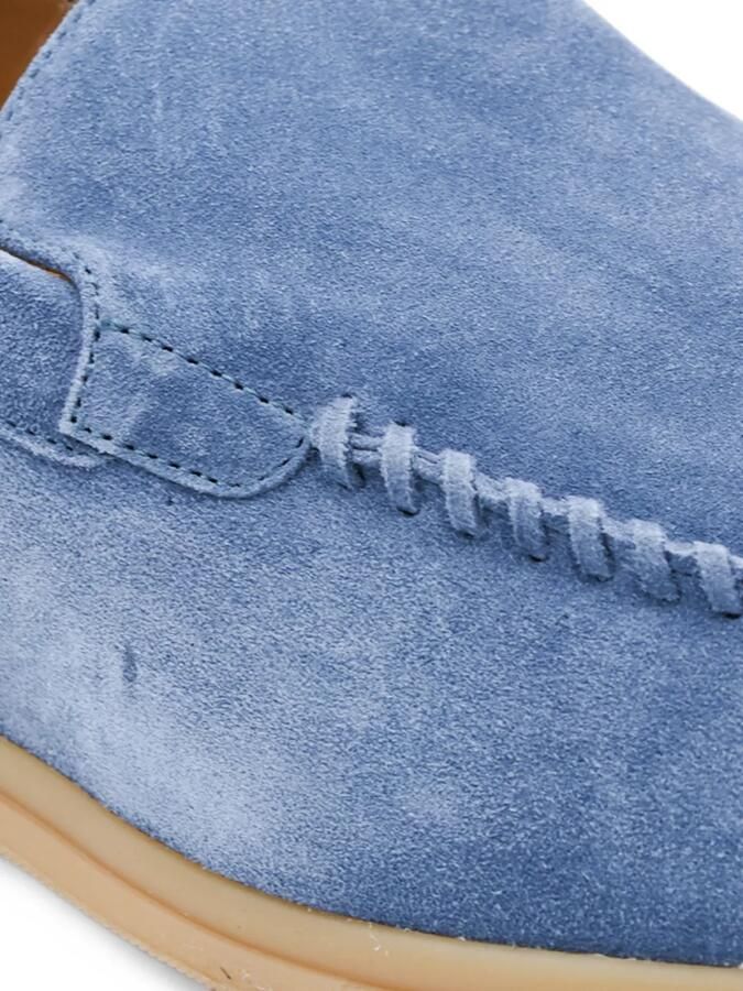 Eleventy Suède loafers Blauw - Foto 2