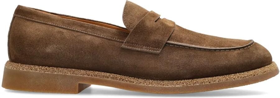 Eleventy Suède loafers Bruin