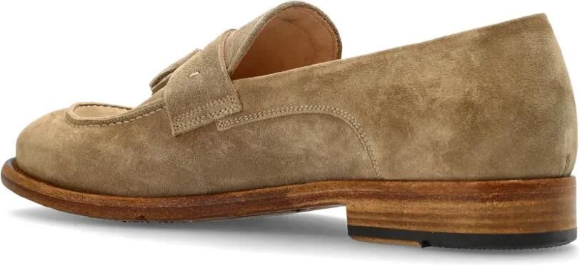 Eleventy Suède loafers met kwastjes Beige - Foto 4