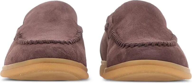 Eleventy Suède loafers met lintdetail Bruin - Foto 5