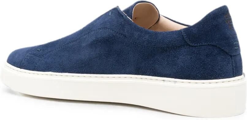 Eleventy Suède slip-on sneakers Blauw - Foto 3