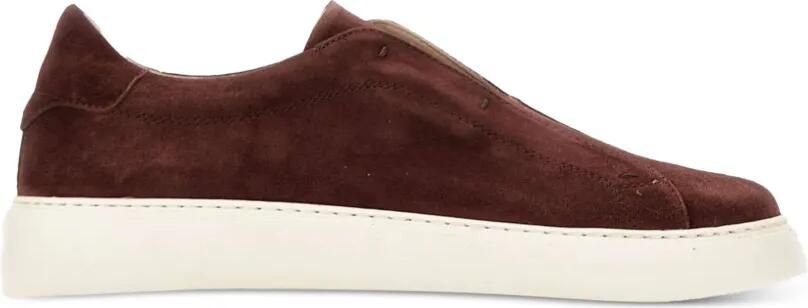 Eleventy Suède slip-on sneakers Bruin