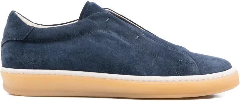 Eleventy Suède sneakers Blauw