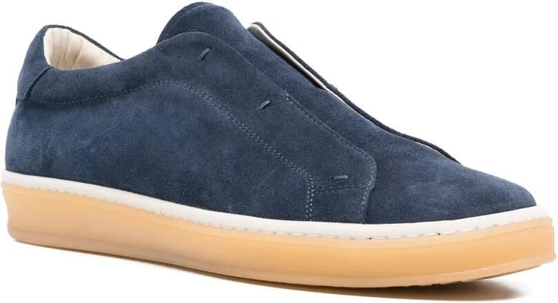 Eleventy Suède sneakers Blauw - Foto 3