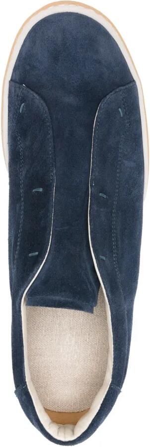 Eleventy Suède sneakers Blauw - Foto 4