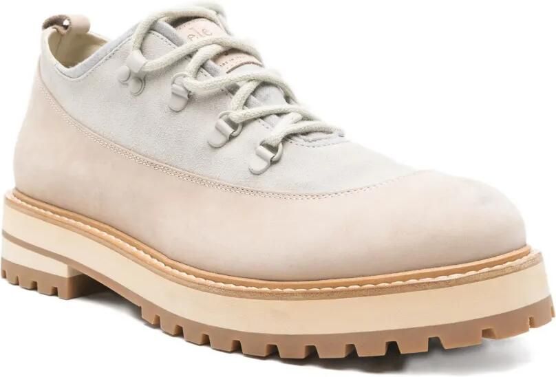 Eleventy Veterschoenen met ronde neus Beige - Foto 3