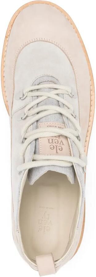 Eleventy Veterschoenen met ronde neus Beige - Foto 4