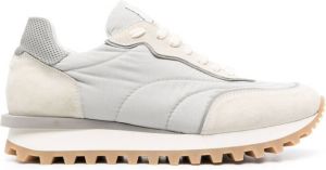 Eleventy Sneakers met plateauzool Beige