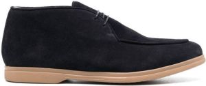 Eleventy Suède Derby veterschoenen Blauw