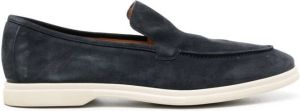 Eleventy Suède loafers Blauw