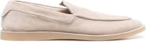 Eleventy Suède mocassins Beige
