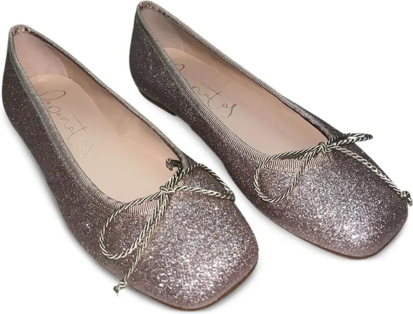 Eli1957 Ballerina's met glitter Roze