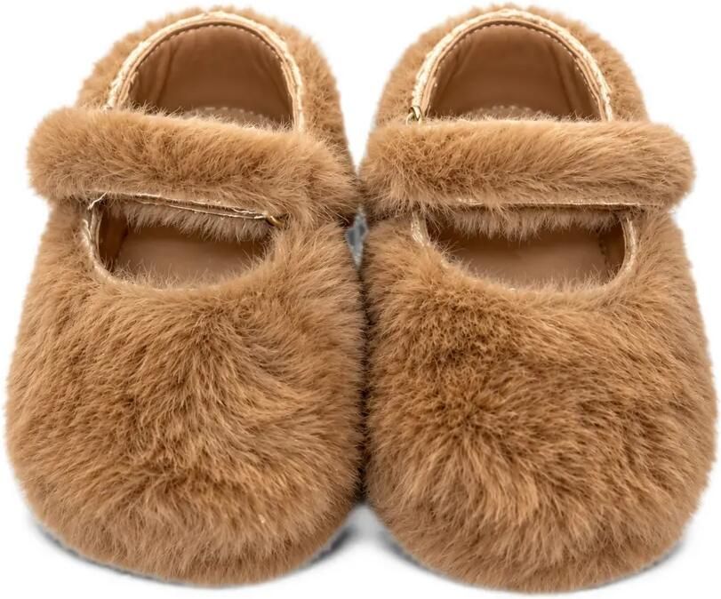 Eli1957 faux-fur touch-strap ballet flats Bruin