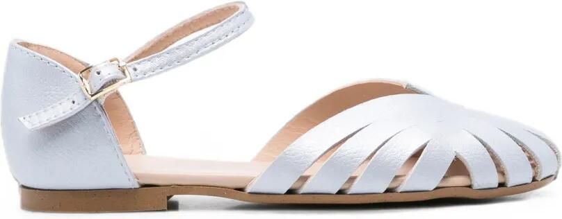 Eli1957 Gekooide sandalen met gesp Blauw