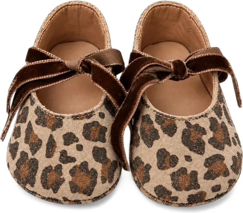 Eli1957 leopard-print bow-detail ballet flats Beige - Foto 2