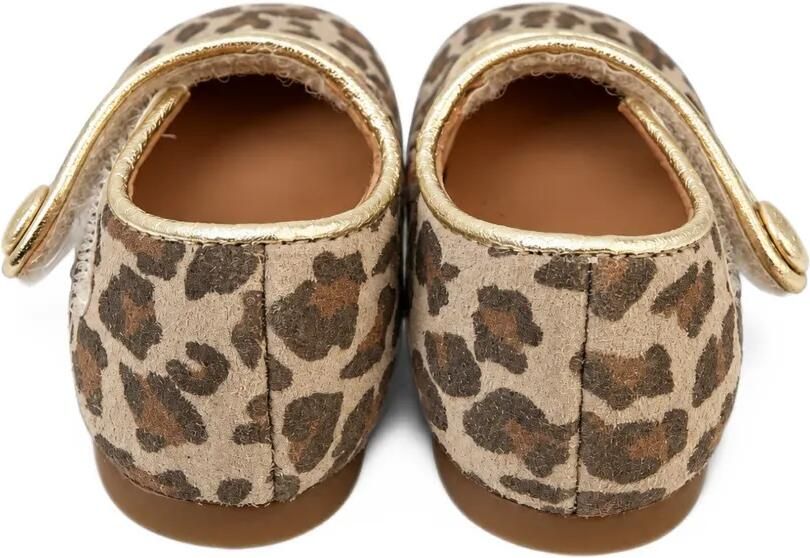 Eli1957 leopard-print leather ballet flats Beige - Foto 3